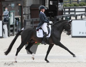 Adrienne Lyle and Salvino at the 2021 CDI Tryon :: Photo © Sharon Packer