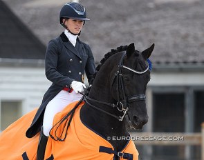 Charlotte Fry and Glamourdale at the 2021 CDI Grote Brogel :: Photo © Astrid Appels