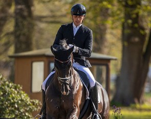 Frederic Wandres and Furst Bayram at the 2021 Redefin national dressage competition :: Photo © Stefan Lafrentz