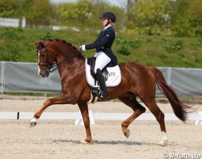 Emma Kanerva and Eye Catcher at the 2021 CDI Verden, competing in the national classes :: Photo © LL-foto