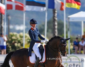 Milou Dees and Francesco at the 2021 European Young Riders Championships :: Photo © Astrid Appels
