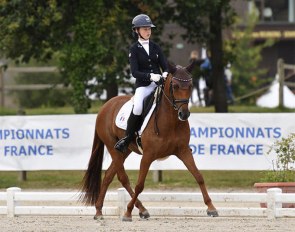 Blanche Carré Pistollet and Dazzling Kid d'Herbord at the 2021 French Pony Championships :: Photo © Les Garennes