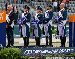 Holland wins the Nations' Cup at the 2021 CDIO Rotterdam :: Photo © Dirk Caremans