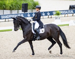 Isabell Werth and Weihegold at the 2021 CDIO Rotterdam :: Photo © Digishots