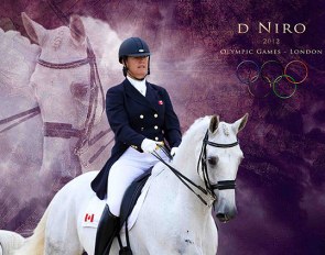 Jacqueline Brooks and D Niro represented Canada at the 2012 Olympic Games in London :: Excerpt of Photo collage © Eurodressage