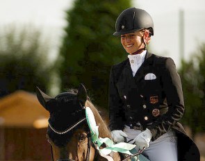 Olympic champion Jessica von Bredow-Werndl and Ferdinand BB at the 2021 CDI Jiva Hill Stables :: Photo © Rui Pedro Godinho / Jiva Hill Stables