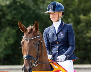 Kirsten Brouwer and My Precious win the 4-year old division at the 2021 Pavo Cup Finals :: Photo © Digishots