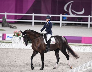 Roxanne Trunnell and Dolton Win Grade I Kur gold at the 2021 Paralympics :: Photo © US Equestrian