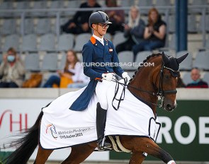 Marten Luiten and Fynona at the 2021 CDIO Aachen :: Photo © Astrid Appels