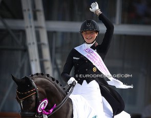 Semmieke Rothenberger wins Kur gold at the 2021 European Under 25 Championships :: Photo © Astrid Appels