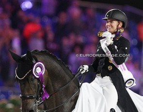 Jessica von Bredow-Werndl and Dalera BB win GP Special Gold at the 2021 European Championships :: Photo © Astrid Appels