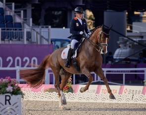 Sanne Voets and Demantur at the 2021 Paralympic Games :: Photo © FEI