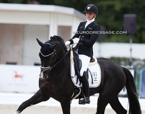 Mette Sejbjerg Jensen and Suarez at the 2021 World Championships for Young Dressage Horses :: Photo © Astrid Appels