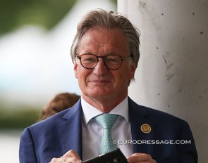 Frank Kemperman, chair of the FEI Dressage Committee, at the 2019 CDIO Aachen :: Photo © Astrid Appels