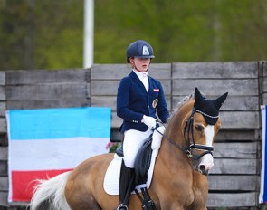 Florentina Jöbstl and Colourfull Cannonball at the 2021 CDI Sint-Truiden :: Photo © Astrid Appels