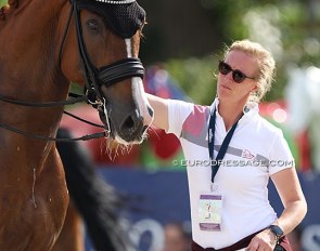 Nathalie zu Sayn-Wittgenstein at the 2012 European Championships :: Photo © Astrid Appels