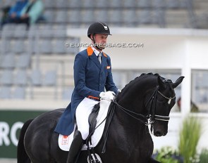 Vincent van Gasselt and Delacroix at the 2021 CDIO Aachen :: Photo © Astrid Appels