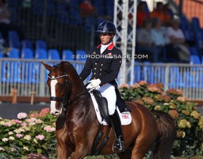 Alexander Harrison and Diamond Hill at the 2021 European Under 25 Championships in Hagen :: Photo © Astrid Appels