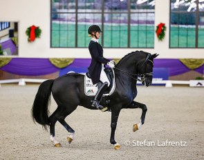 Isabel Freese and Total Hope in the 2021 Louisdor Cup Finals at Gestut Schafhof in Kronberg :: Photo © Stefan Lafrentz