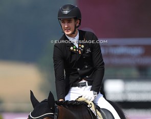 Moritz Treffinger and Standing Ovation at the 2020 CDI Hagen :: Photo © Astrid Appels