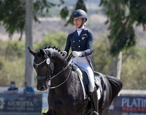 Charlotte Jorst and Grand Galaxy Win at the 2020 CDI Thermal :: Photo © Terri Miller