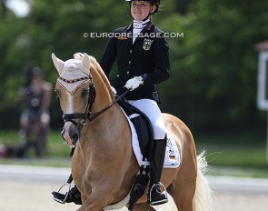 Jona-Emily Bomberg and Cyrill at the 2021 CDIO-P Hagen :: Photo © Astrid Appels