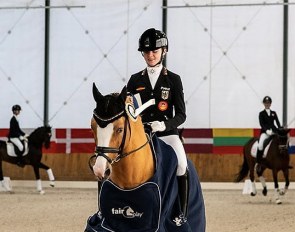 Rose Oatley and Herzkönig at the 2021 CDI Zakrzow :: Photo © Lukasz Kowalski