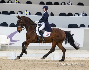Carlijn Huberts and Othello at the 2014 CDI Drachten :: Photo © Digishots