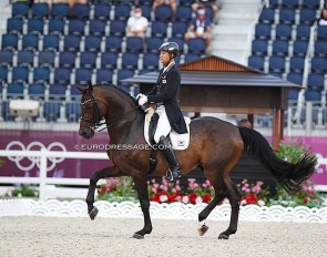 Dong Seon Kim and Belstaff at the 2021 Olympic Games in Tokyo :: Photo © Astrid Appels