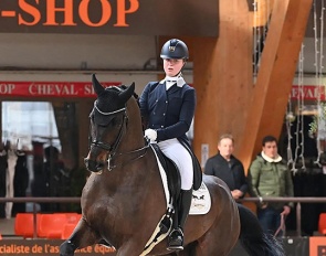 Anna Kappelhoff and Quatermain at the 2022 CDI Le Mans :: Photo © Les Garennes