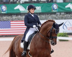 Michelle Filsinger and Bellmeier at the 2022 CDI Wellington :: Photo © Sue Stickle