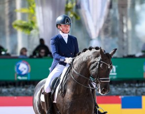 Pia Fortmuller and Frieda at the 2022 CDI 3* Wellington :: Photo © Susan Stickle