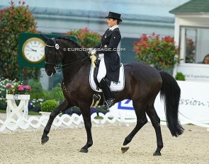 Andrea John and Esperanto at the 2013 CDIO Aachen :: Photo © Astrid Appels