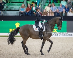 Jessica von Bredow-Werndl and Dalera at the 2022 CDI-W 's Hertogenbosch :: Photo © Dirk Caremans