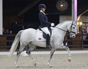 Mette Dahl on George Clooney B.S., here at the 2022 CDI Lier, two weeks before the CDI Keysoe :: Photo © Digishots
