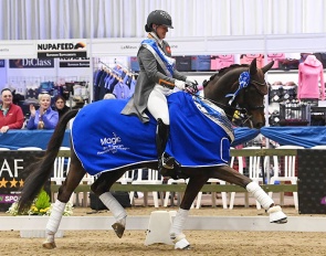 Alice Oppenheimer and Headmore Dionysus at the 2022 British Winter Championships :: Photo © Kevin Sparrow