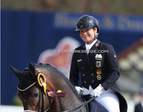 Isabell Werth and Quantaz at the 2022 CDI Hagen :: Photo © Astrid Appels