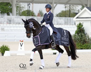 Katie Duerrhammer and Paxton at the 2022 CDI Ocala :: Photo © Q2 Photography