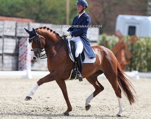 Antoine Nowakowski and Quater Girl at the 2022 CDI Sint-Truiden :: Photo © Astrid Appels