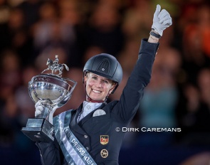 Jessica von Bredow-Werndl wins the 2022 World Cup Final :: Photo © Dirk Caremans