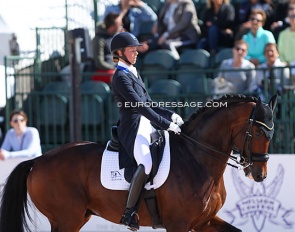 Agnete Kirk Thinggaard and Blue Hors Zatchmi at the 2020 CDI Wellington :: Photo © Astrid Appels