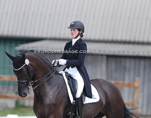 Geertje Hoogendoorn and Helena van het Goorhof at the 2021 CDI Grote Brogel :: Photo © Astrid Appels