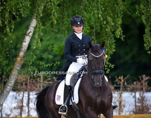 Mackenzie Peer and Ansgar at the 2022 CDIO Compiegne :: Photo © Astrid Appels