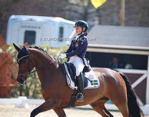 Juni Skobe Rosén and Darthula VH at the 2022 CDI Sint-Truiden :: Photo © Astrid Appels
