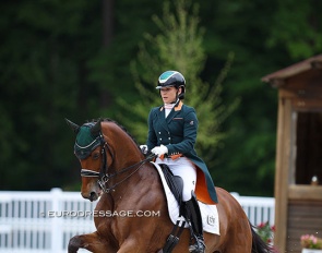 Abigail Lyle with Giraldo at the 2022 CDIO Compiegne :: Photo © Astrid Appels