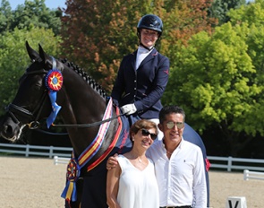 Fontenay ridden by Katrina Evans and owned by Gina Raful and Parra, was crowned National Champion for 4-year-old horses in 2021 :: Photo © Mary Phelps