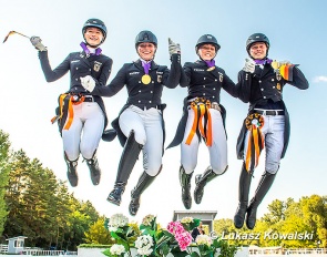 Gold for Team Germany at the 2022 European Under 25 Championships :: Photos © Lukasz Kowalski