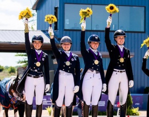 Region 3/9 Grabs the Team Gold at the 2022 North American Young Riders Championships :: Photo © USF