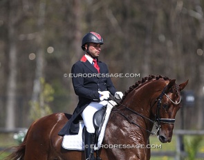 Yessin Rahmouni and Impress Taonga at the 2021 CDI Opglabbeek :: Photo © Astrid Appels