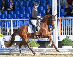 Danica Duen and Cascada Rose at the 2022 Bundeschampionate :: Photo © Mirka Nilkens